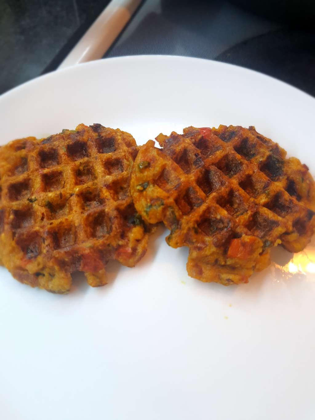 Oats cottage cheese waffles 