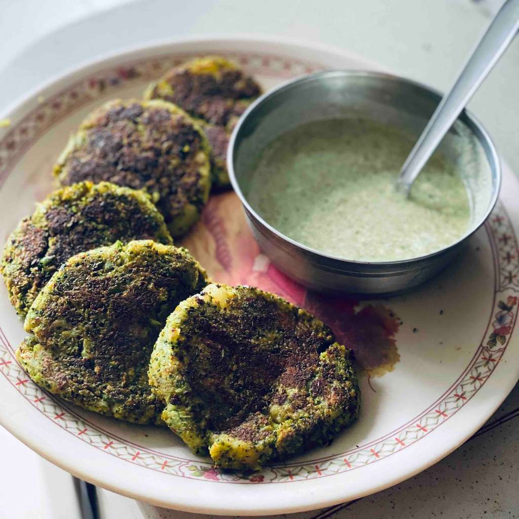Broccoli Aalu Tikki