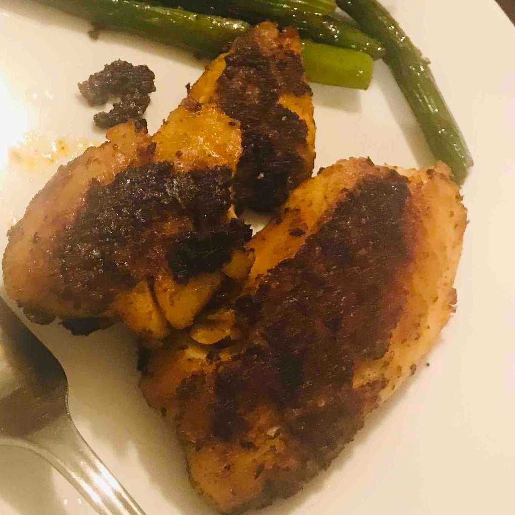 Pan-Fried Cajun spiced Tilapia
