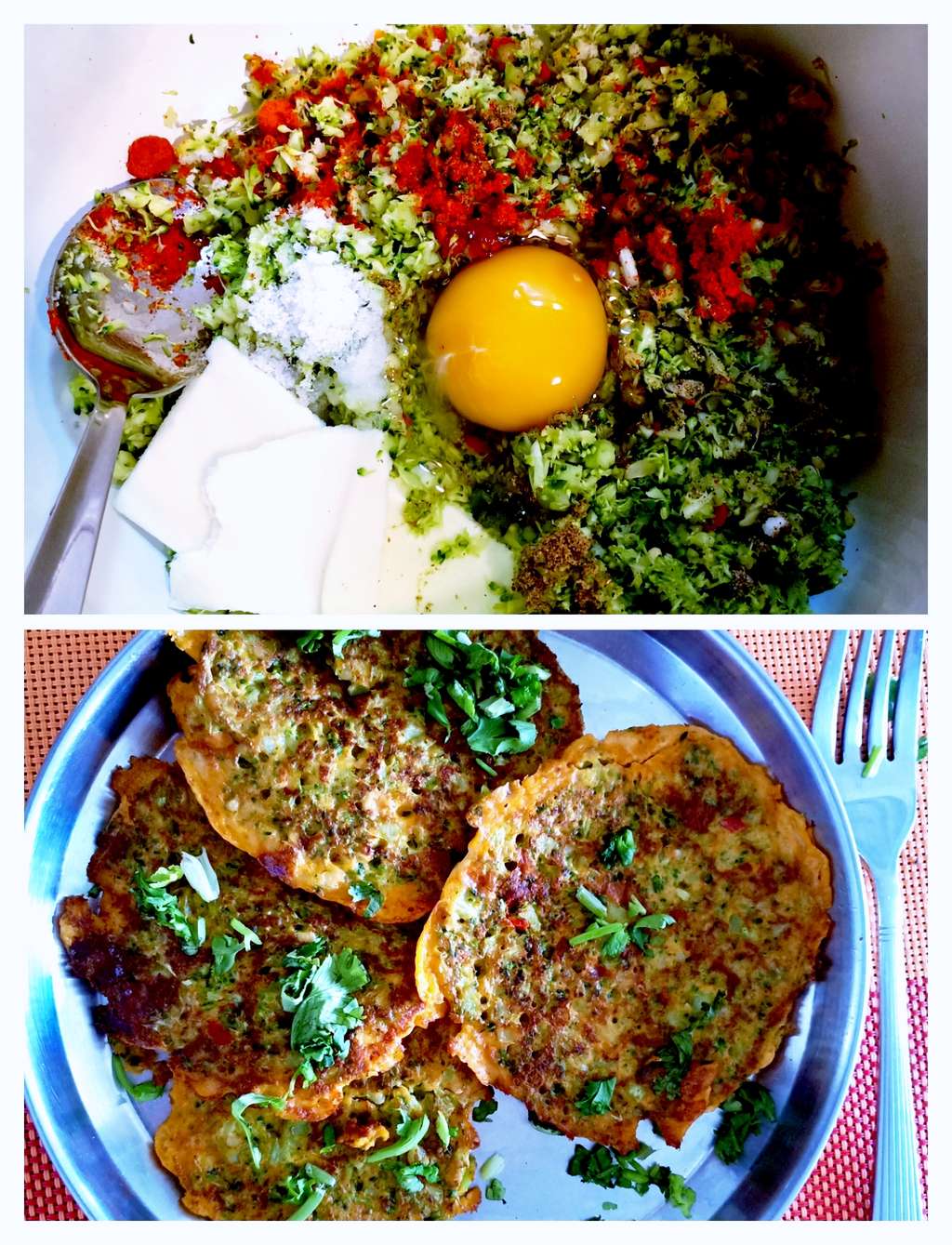 Broccoli Egg Cheela