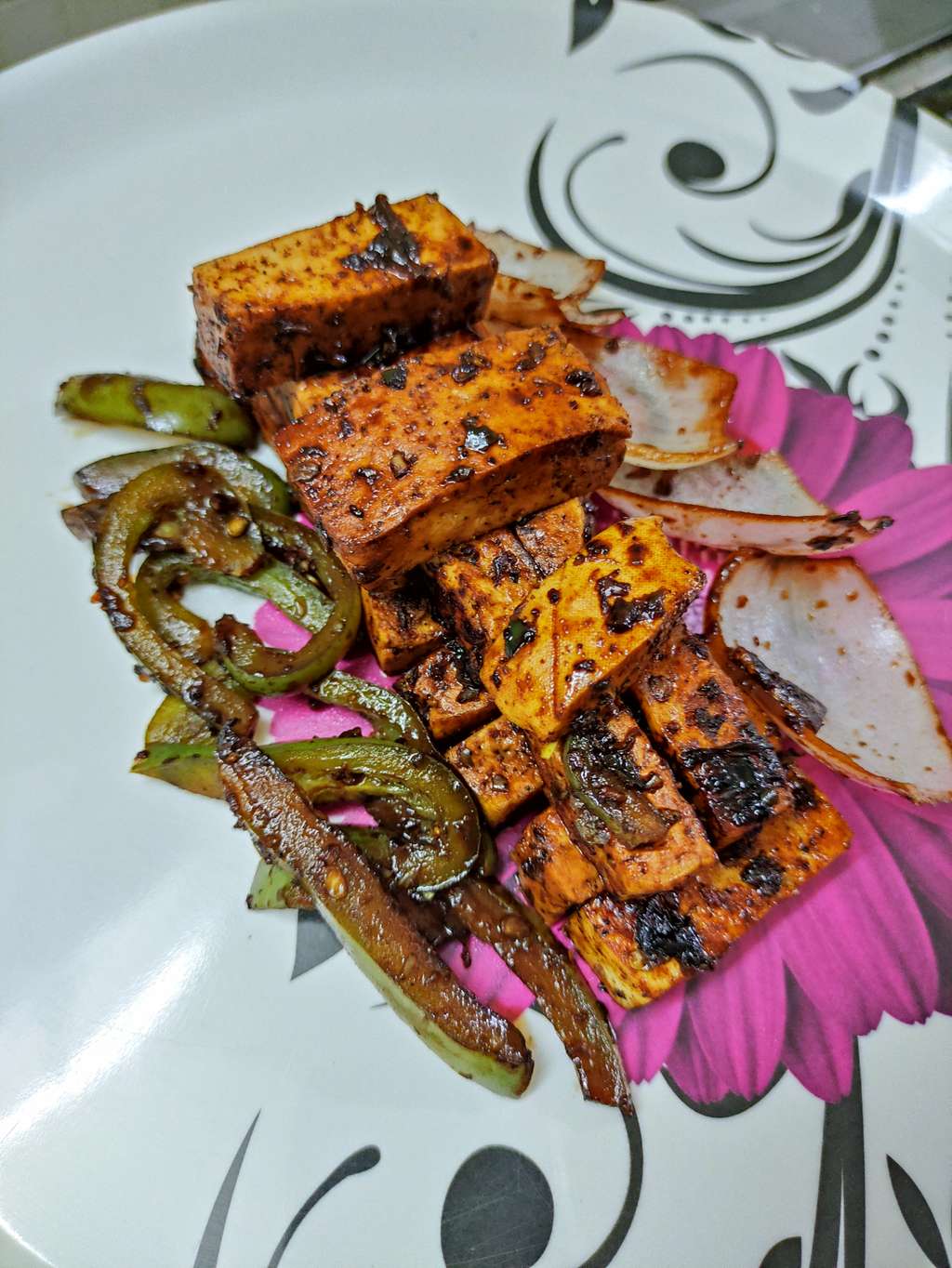 Paneer Chilly (Healthy version!)