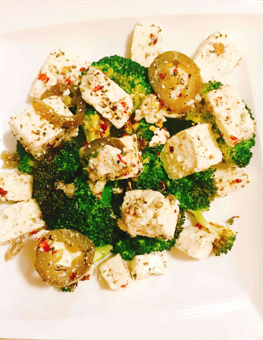 Broccoli with paneer