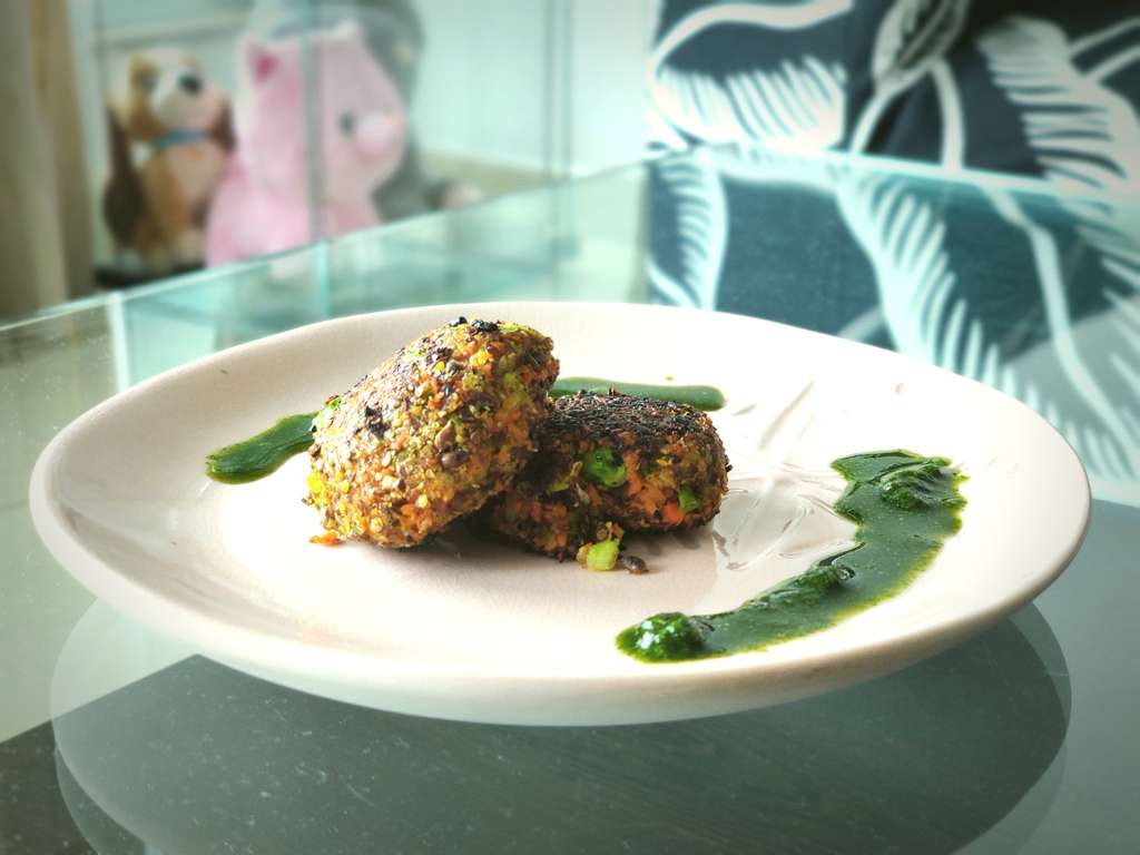 Healthy Vegetable Tikki (No Potato)