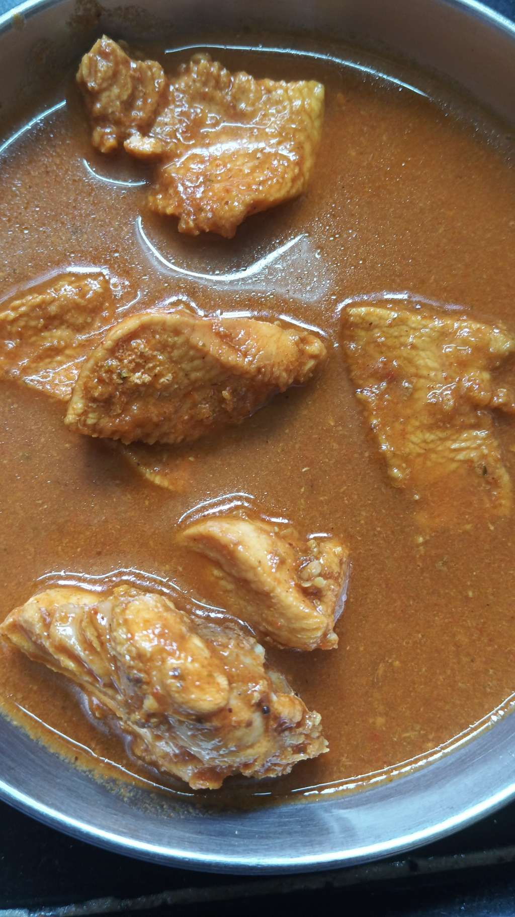 zero oil chicken gravy