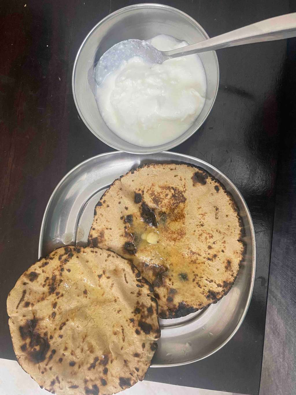 Soya Roti & Curd