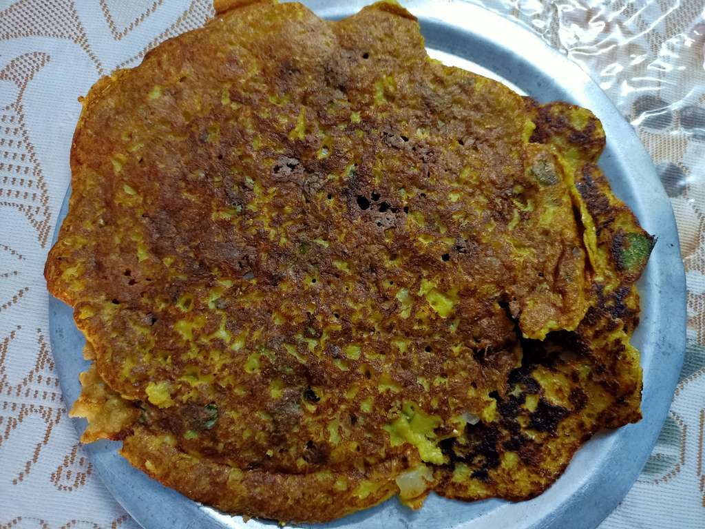 corn pancake  or corn dosa
