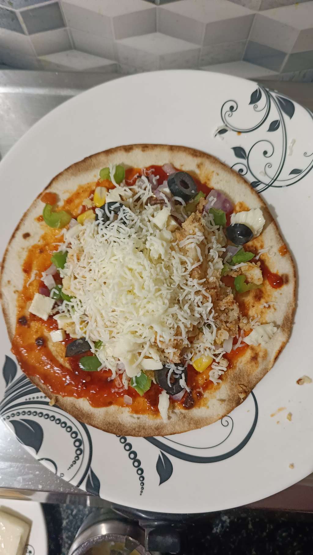 Paneer aloo cheese Frankie