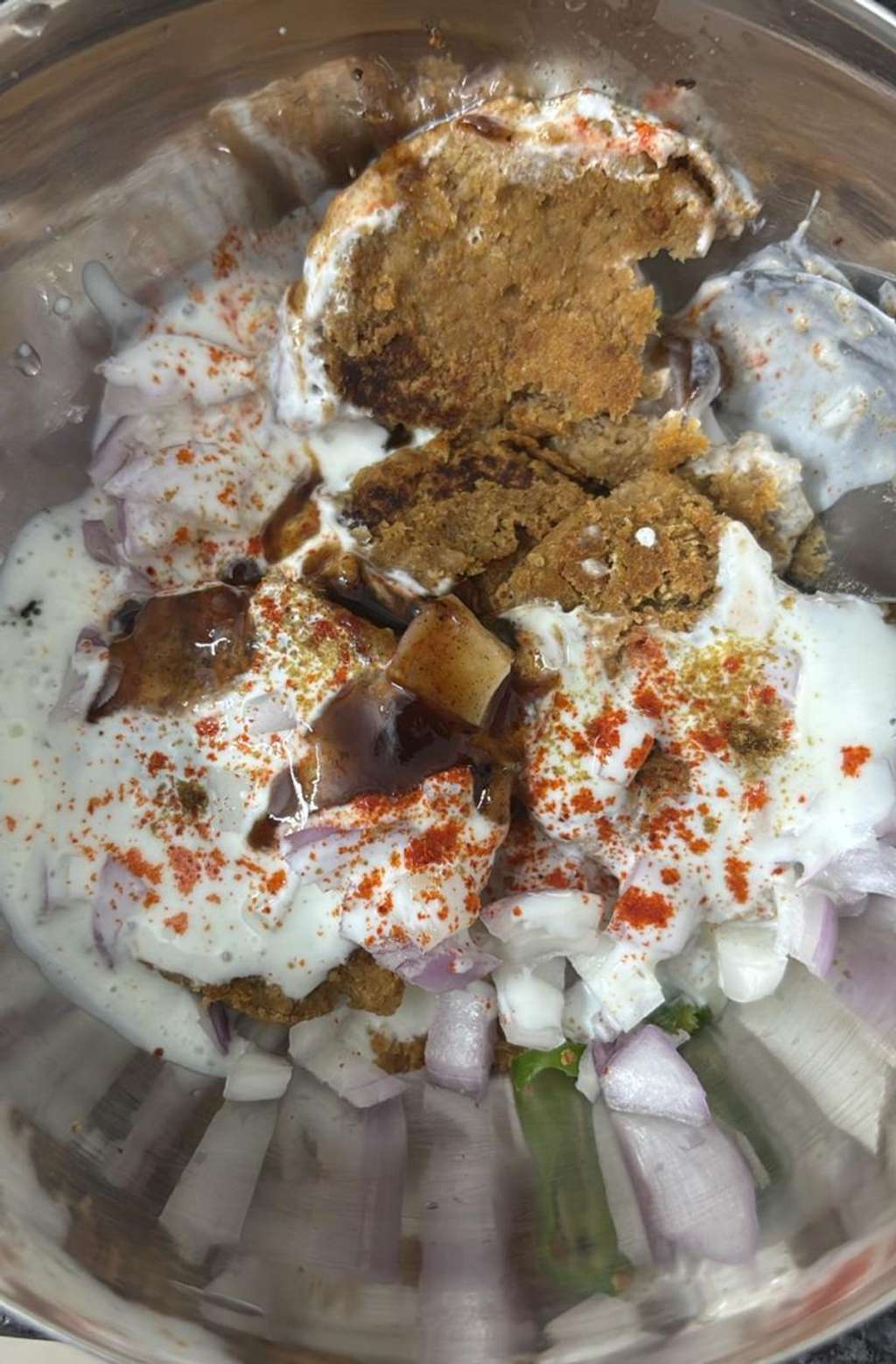 Soya Tikki Chaat