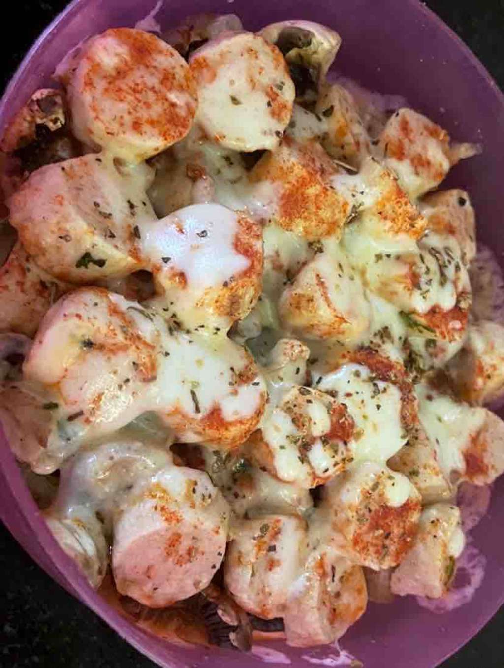 keto - Zucchini Sausage Cheese bake