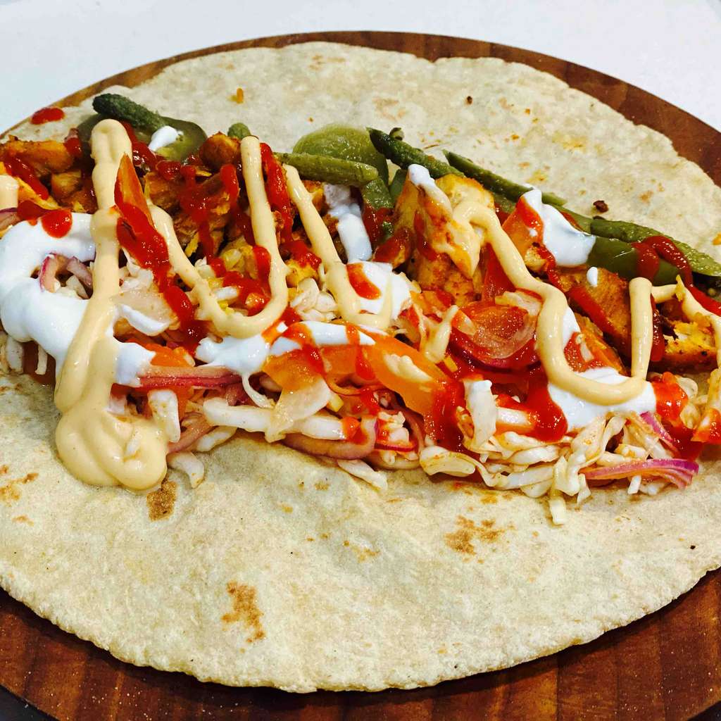 Wholemeal chicken shawarma🌯