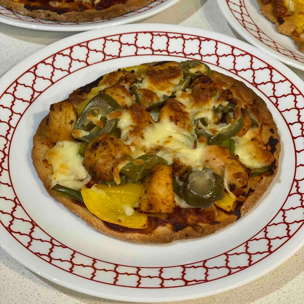 wholemeal chicken pizza