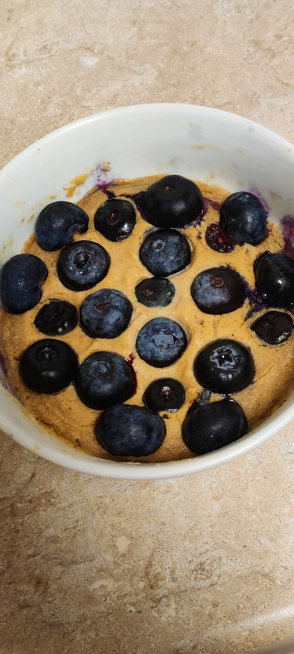 Blueberry mug cake, my own birthday treat💙
