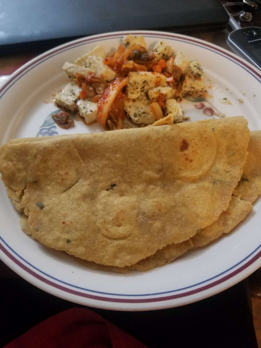 Pea protein isolate & Wheat Roti