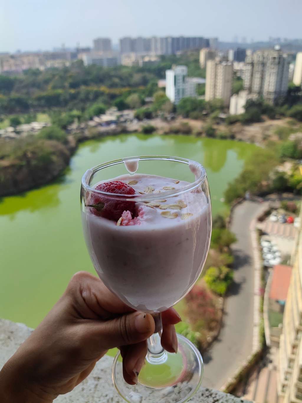 Not-so-sweet Strawberry dessert