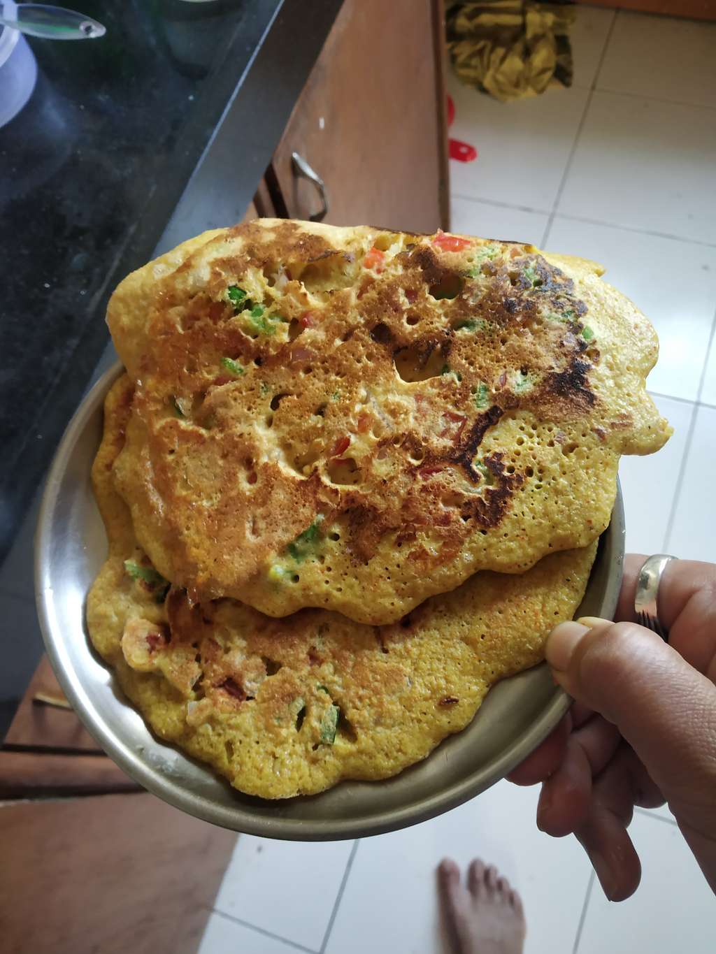 Oats eggs Omelette