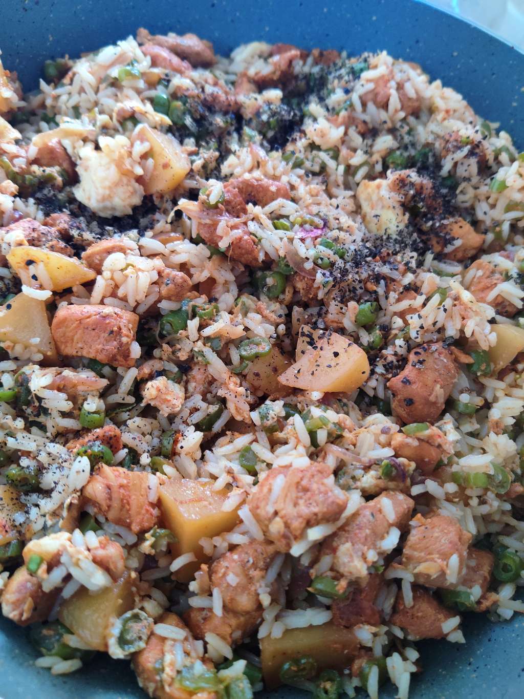 Chicken-egg fried rice