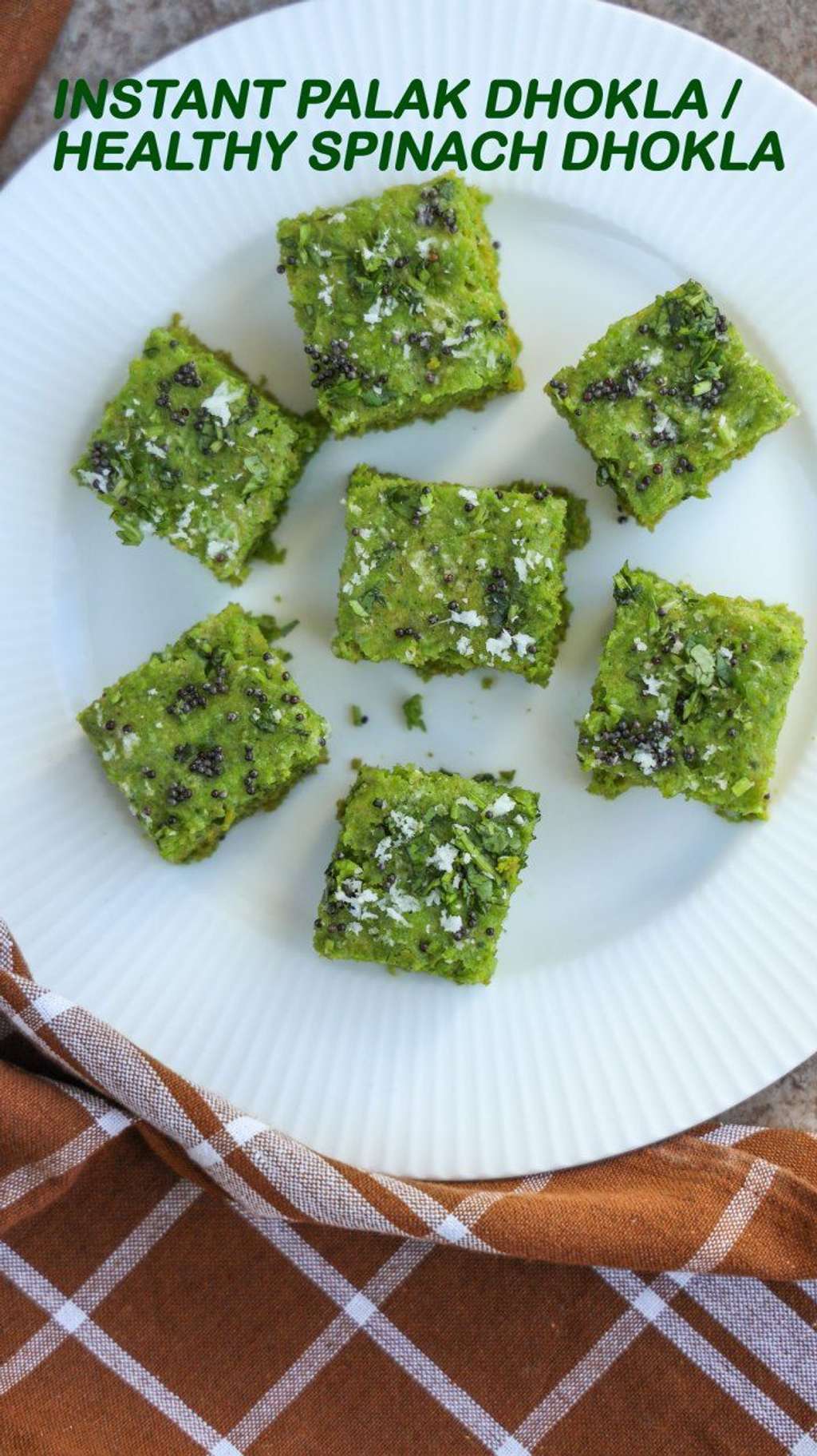 Sprouts Palak Dhokla