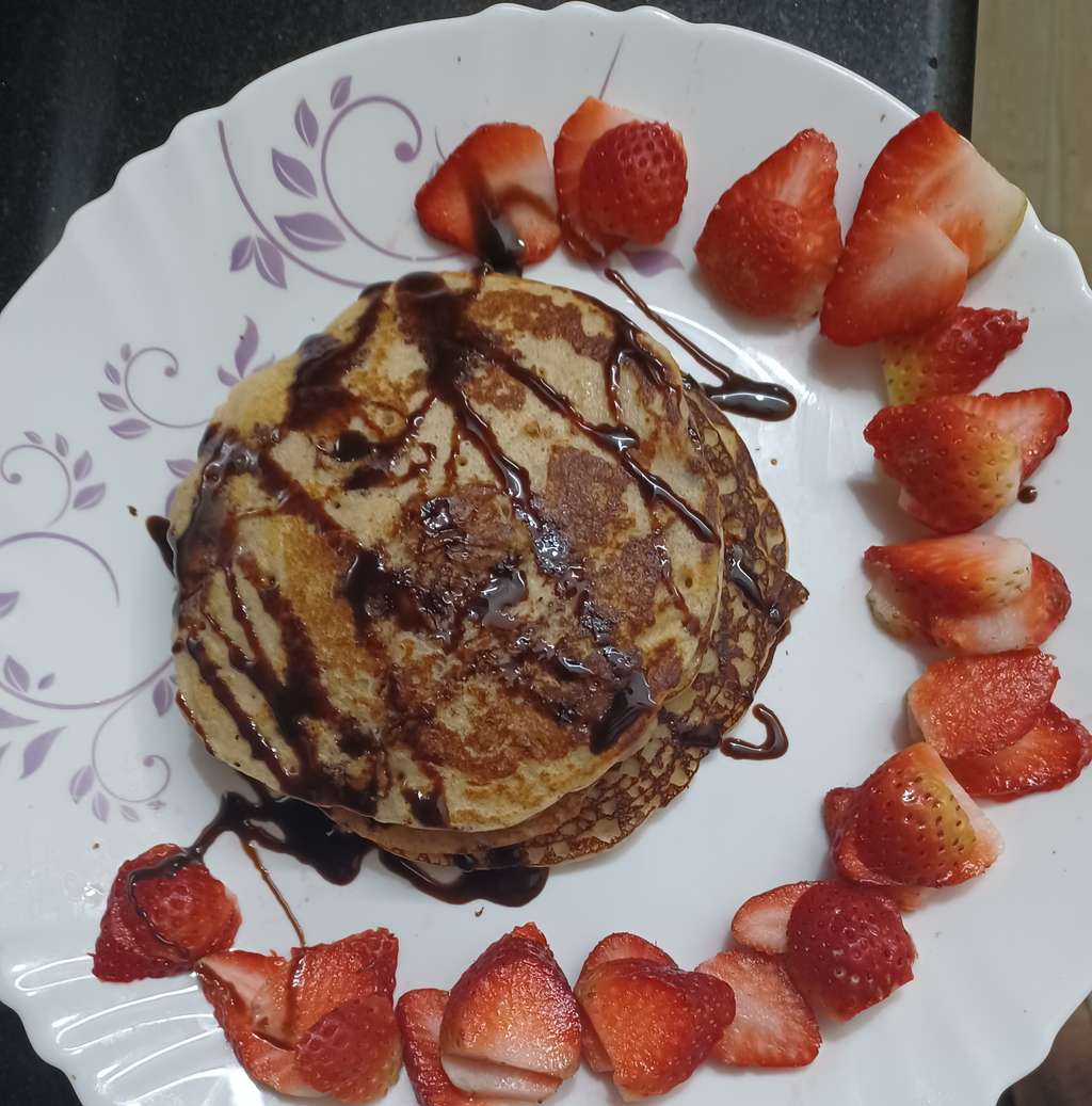 No maida no egg pancakes