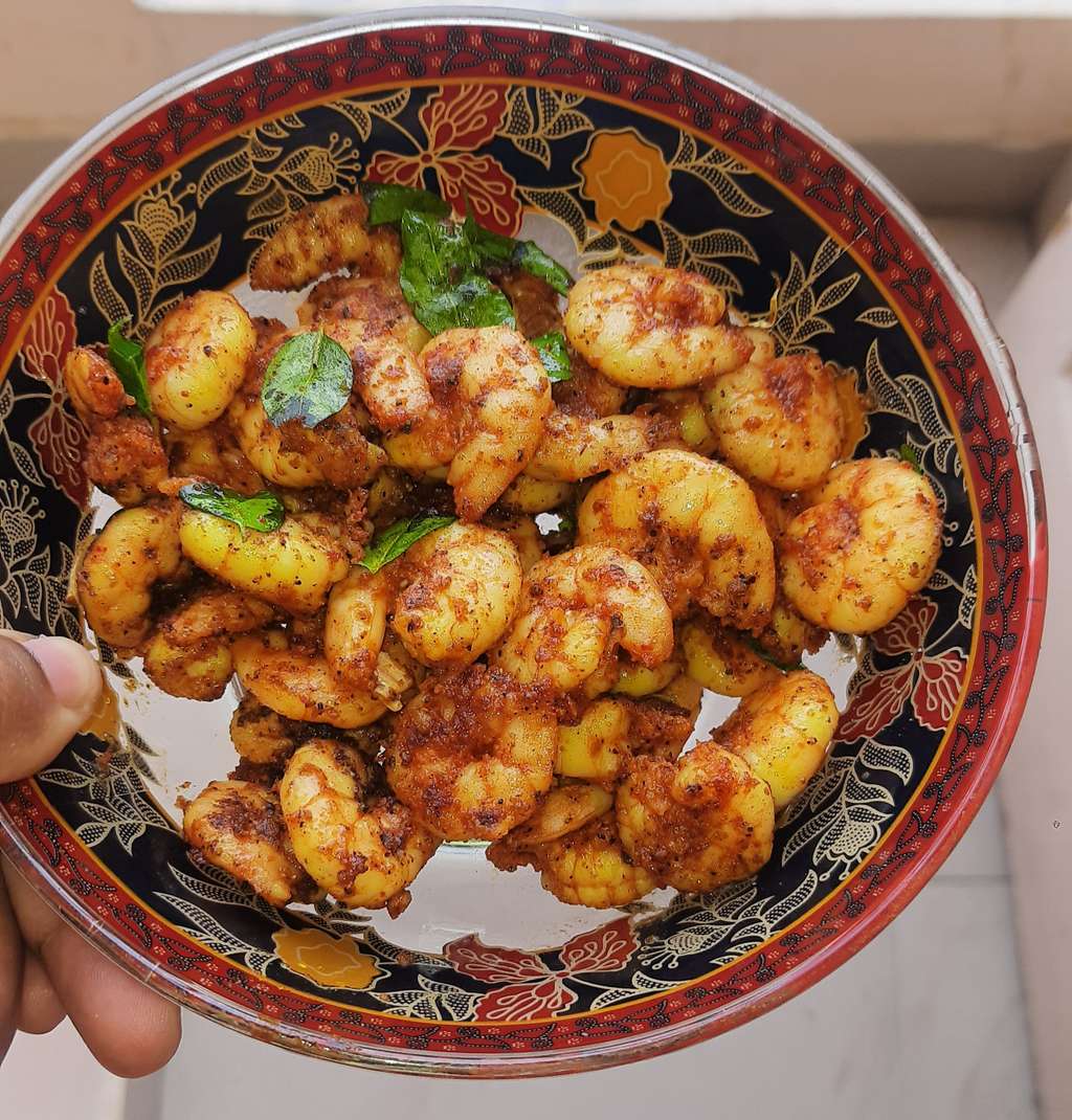 Spicy Prawn fry. 