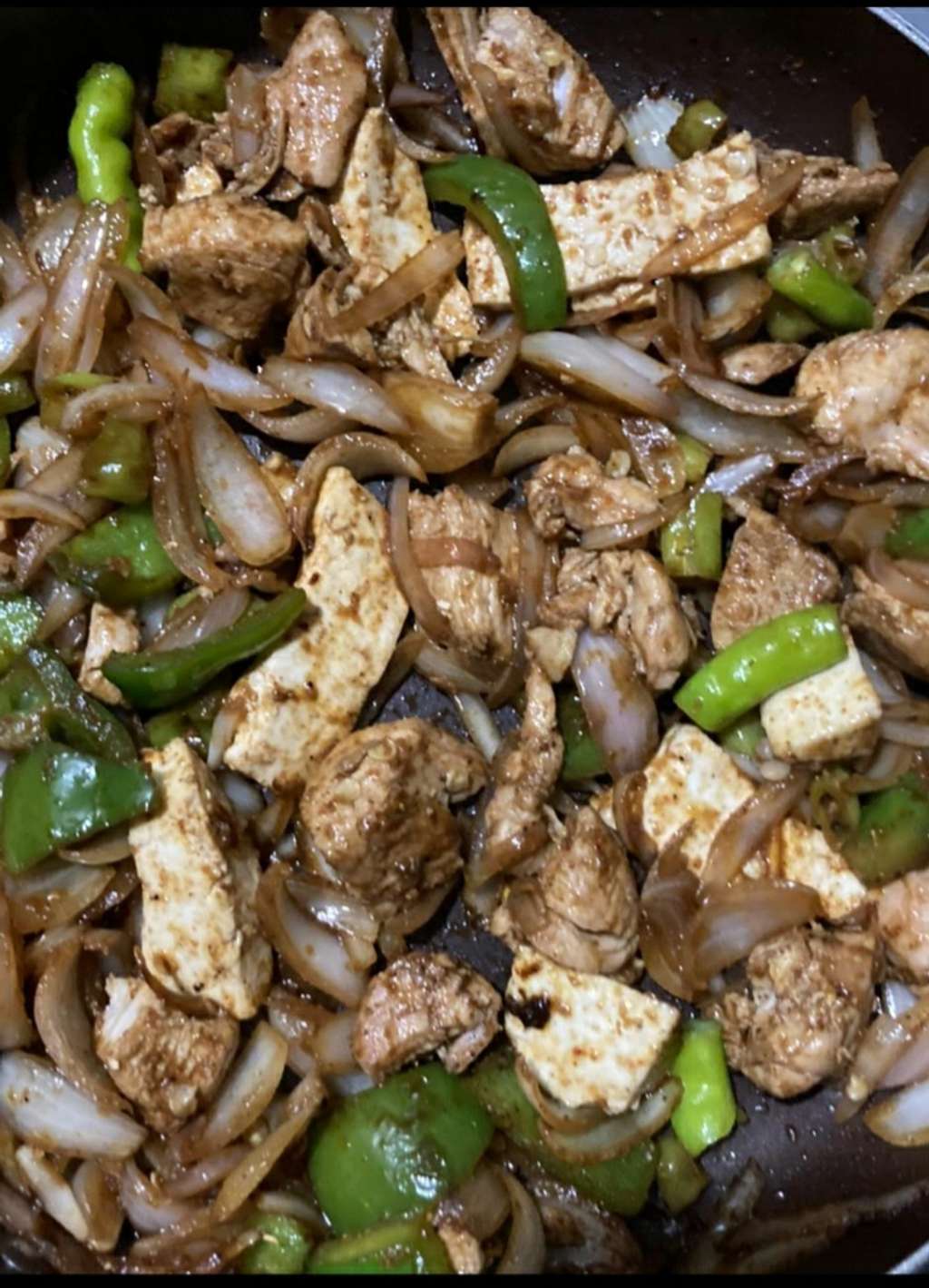 chilly chicken ( not fried & delicious )