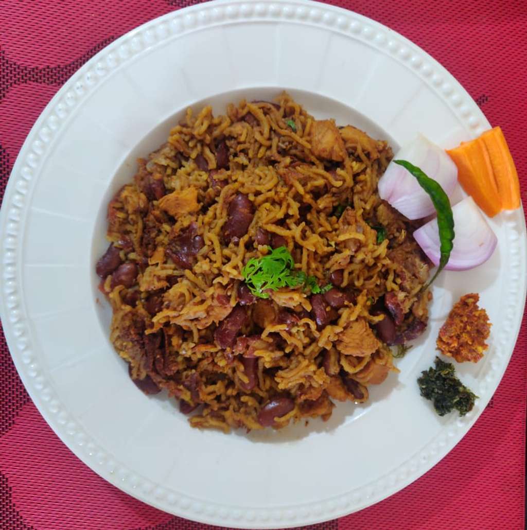 Rajma Chicken Rice - One Pot meal