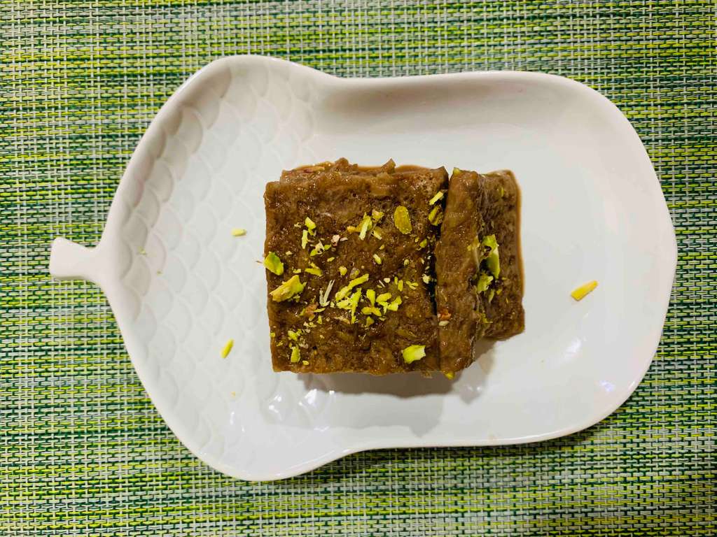 Bottle gourd- Whey Barfi
