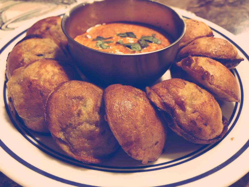 Split moong dal paniyaram 