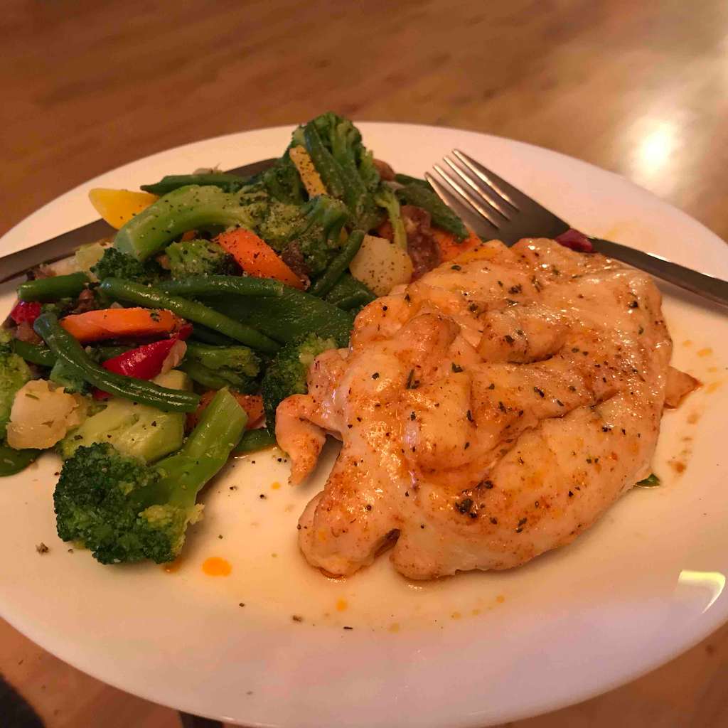 Baked Chicken Teriyaki with Stir Fry