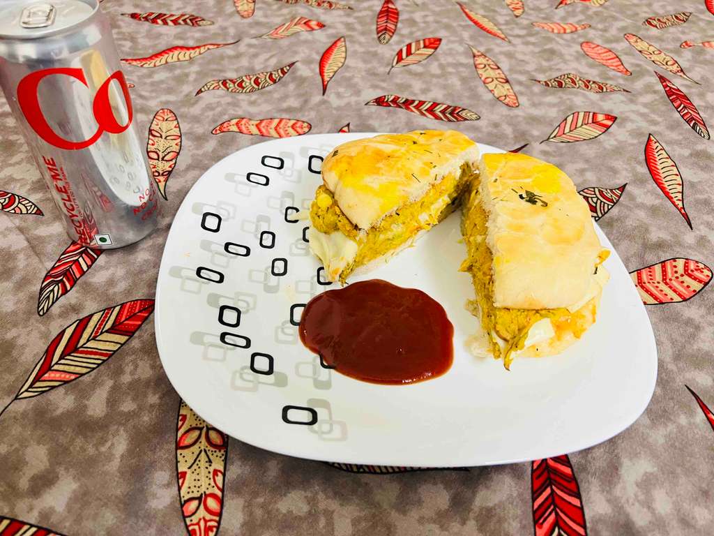 Soya cheese stuffed Kulcha