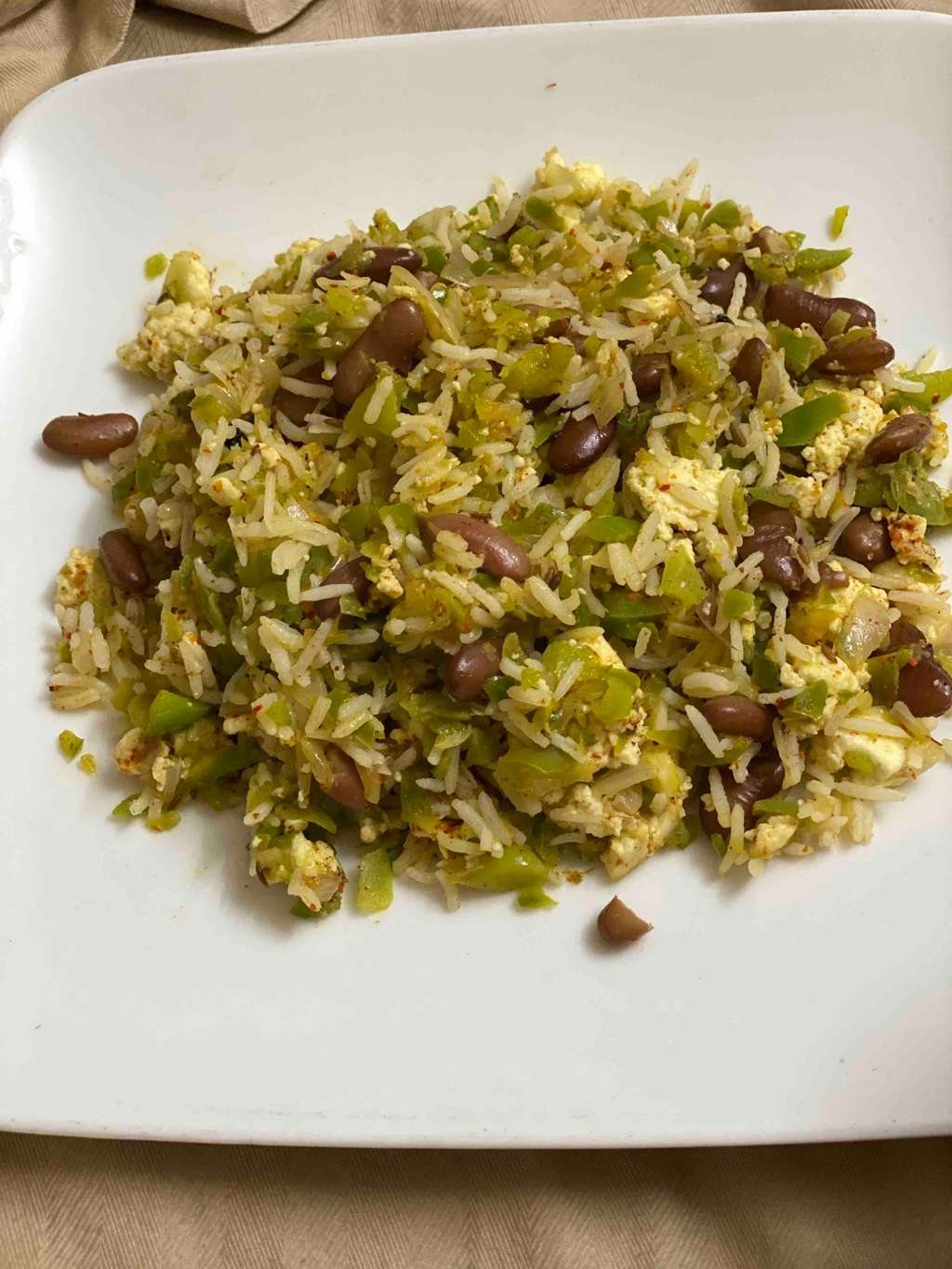 Capsicum Beans Rice 