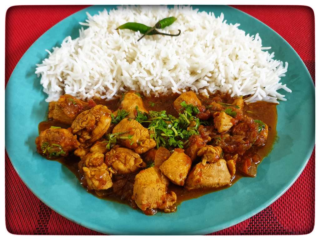 Chicken लटपटा & Rice