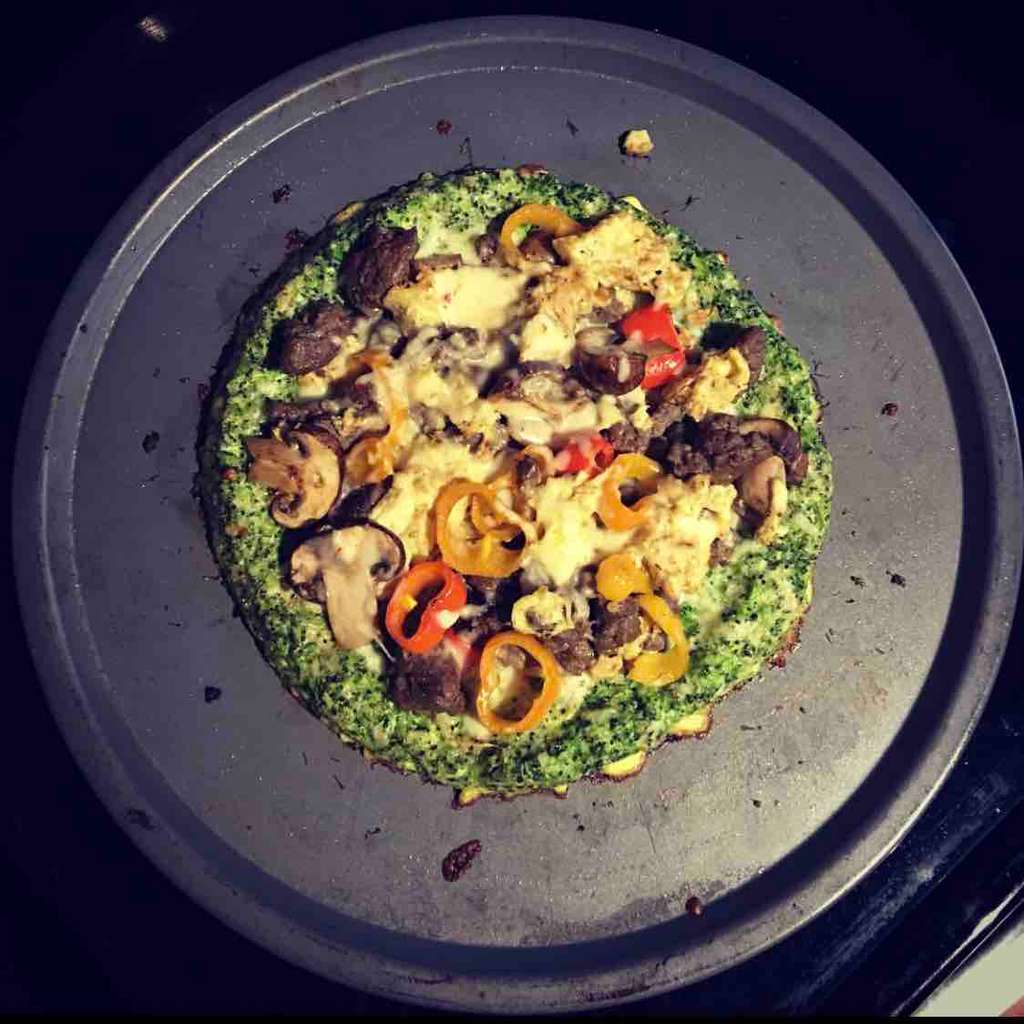 #FITTRMasterchef3 Broccoli Crust Pizza