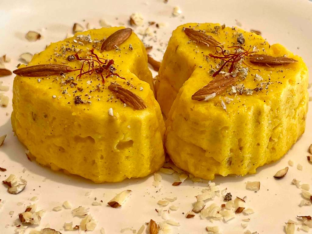 Kesar Badam Paneer Barfi