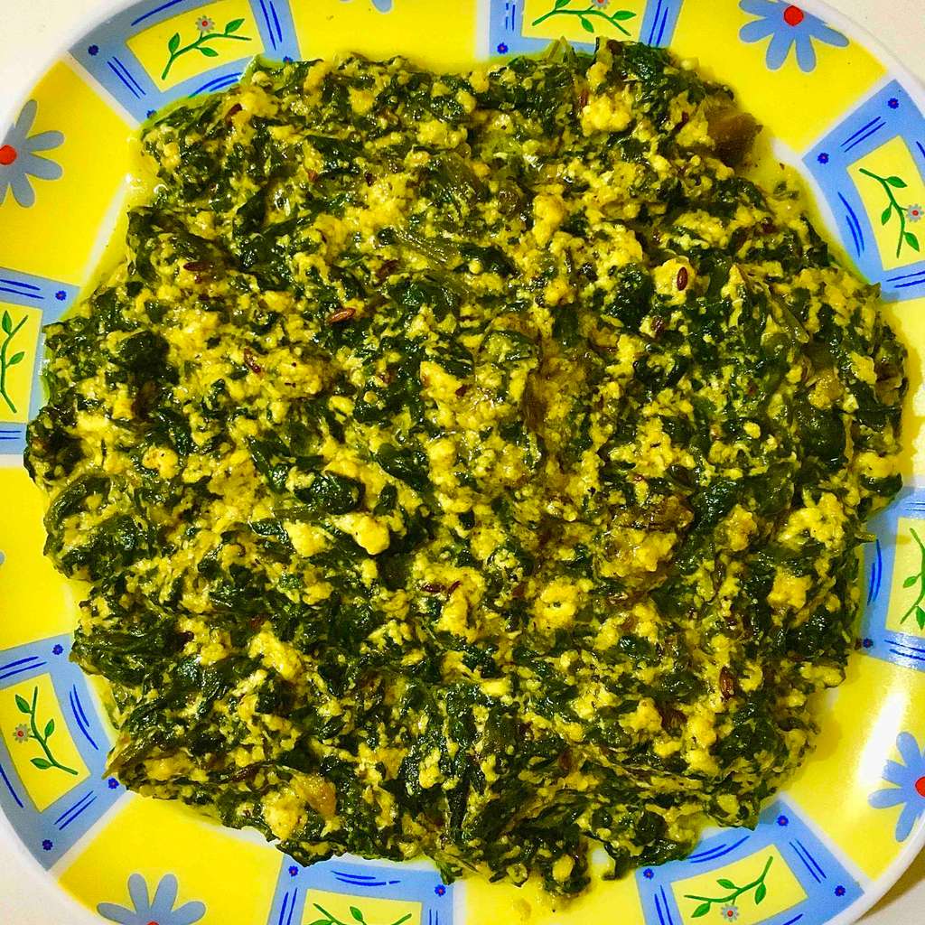 Palak Paneer Bhurji