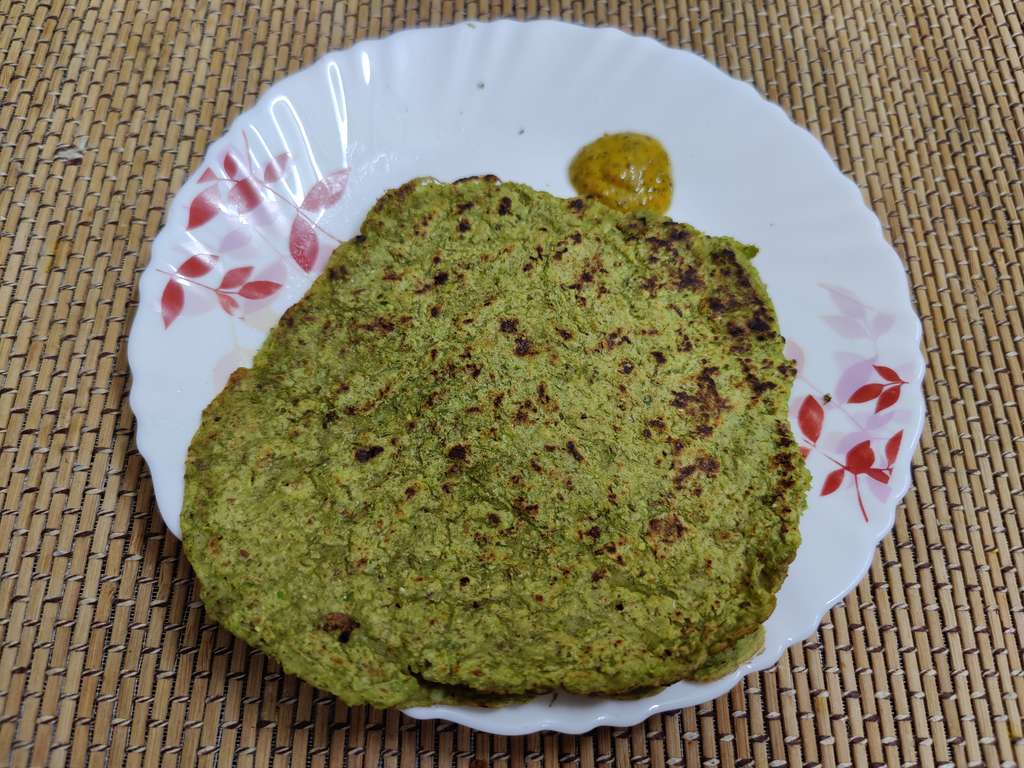 Green moong peas chilla