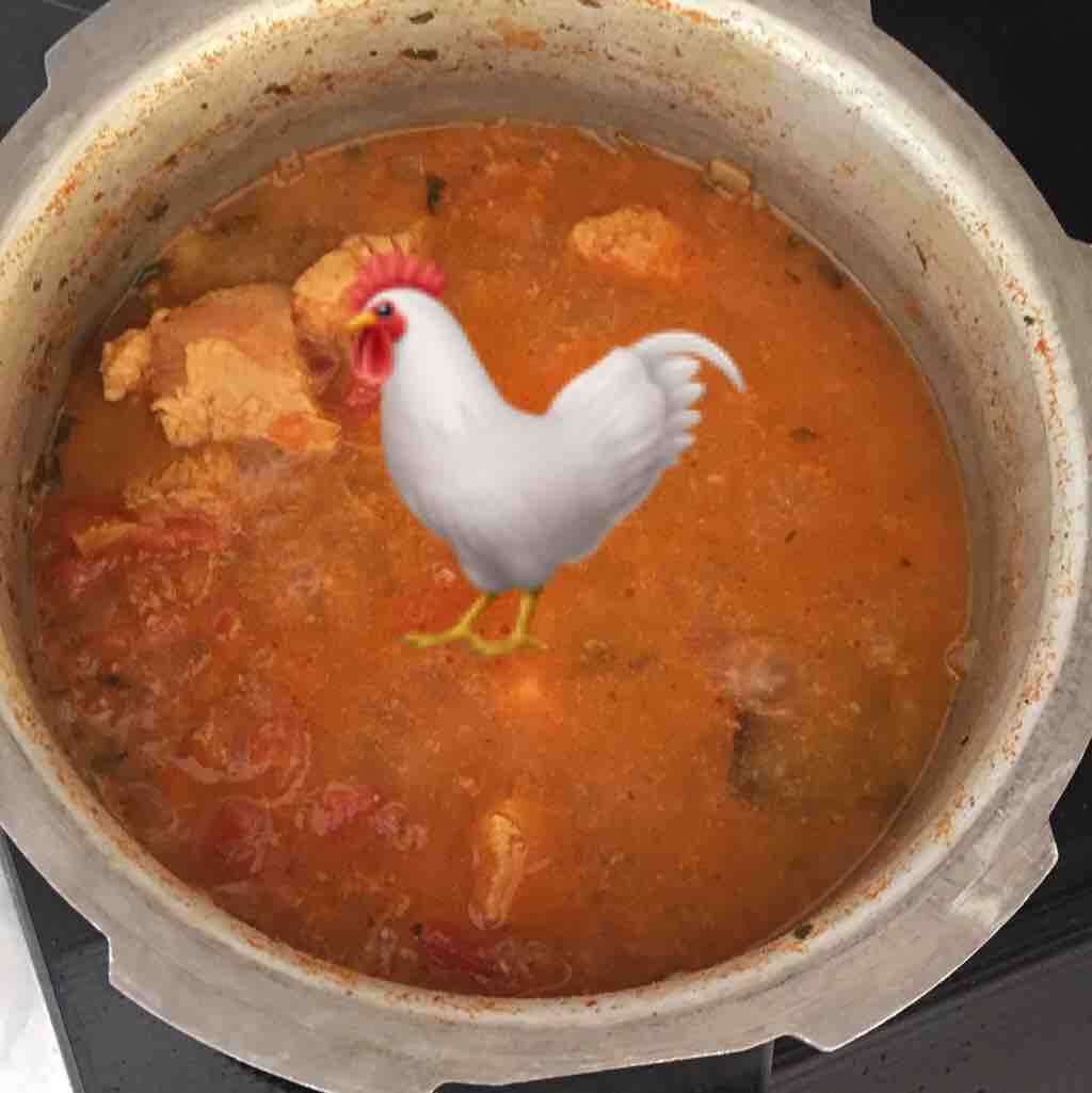 simplest chicken curry