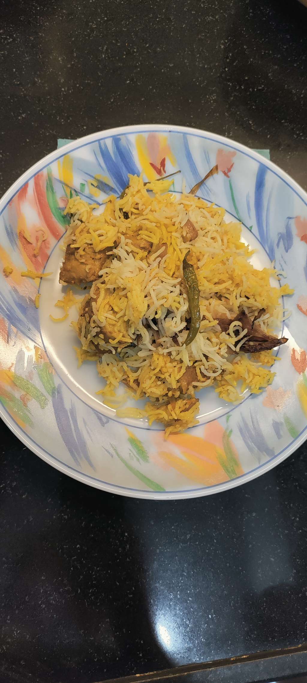 soya chap biryani 