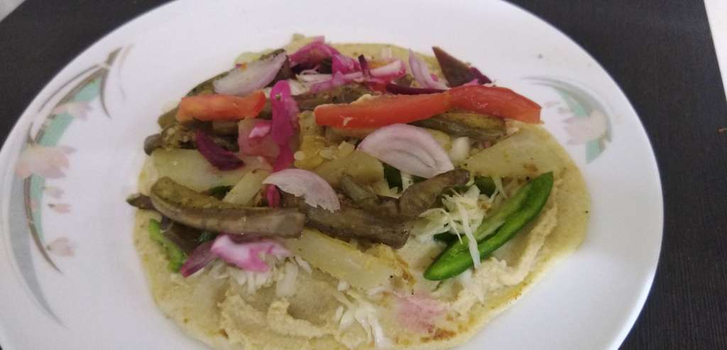 Veg Lebanese Wrap