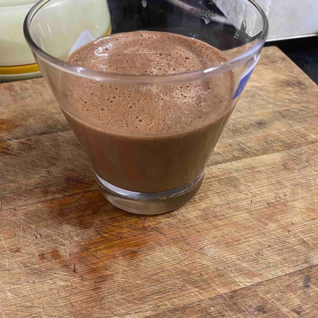 Strawberry chocolate smoothie