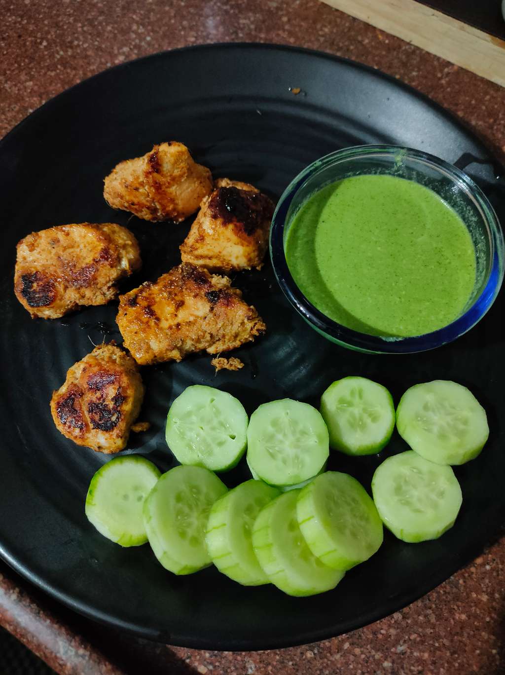 Tandoori Chicken with Mint Chutney