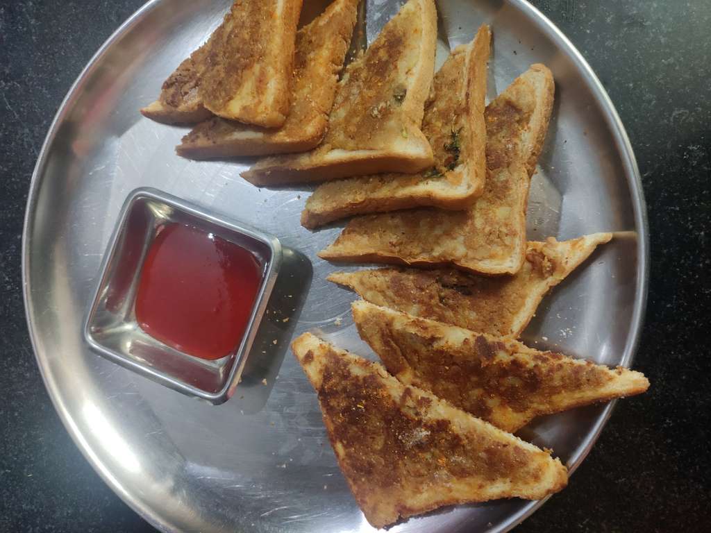 soya potato bread sandwich