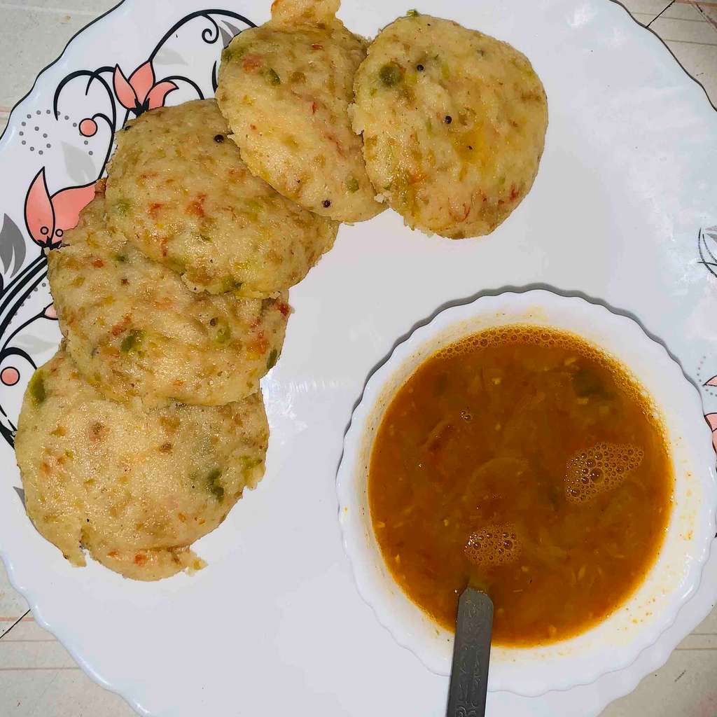 vegetable soya idli