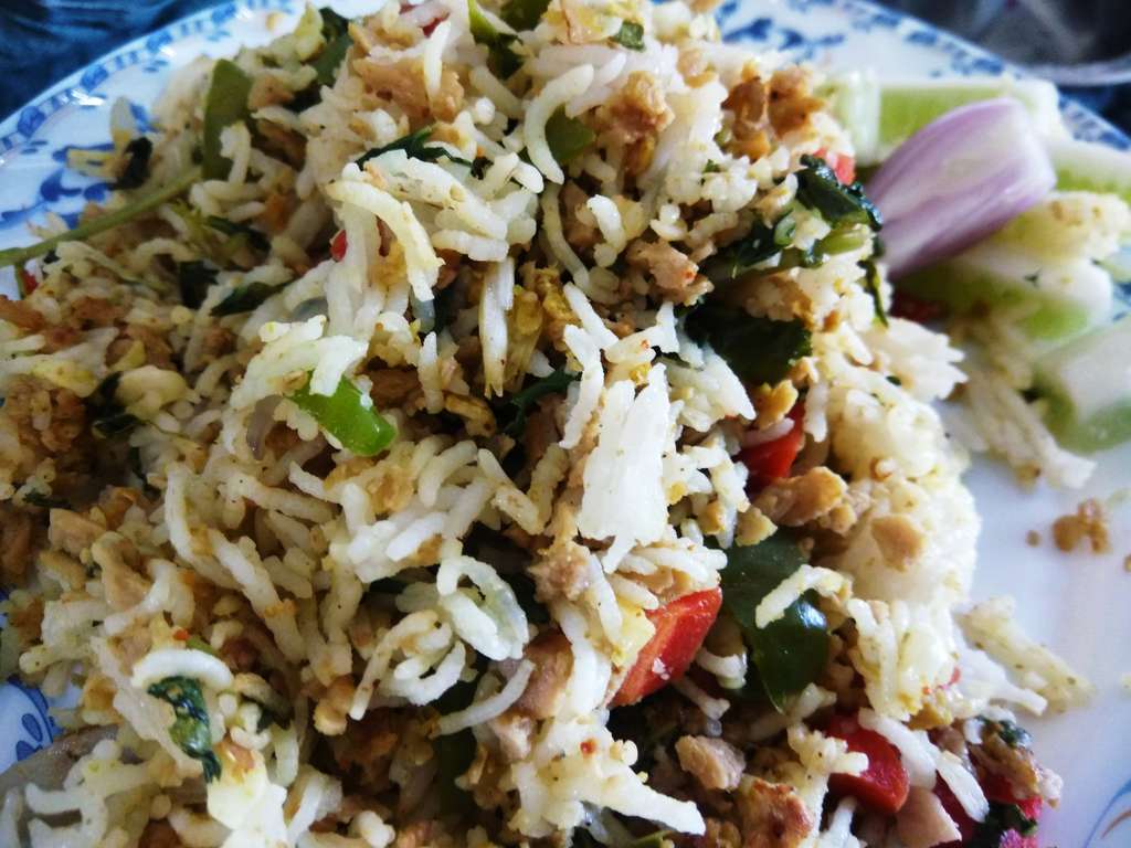 Veg soya pulav/ masala bhaat, high protein rice