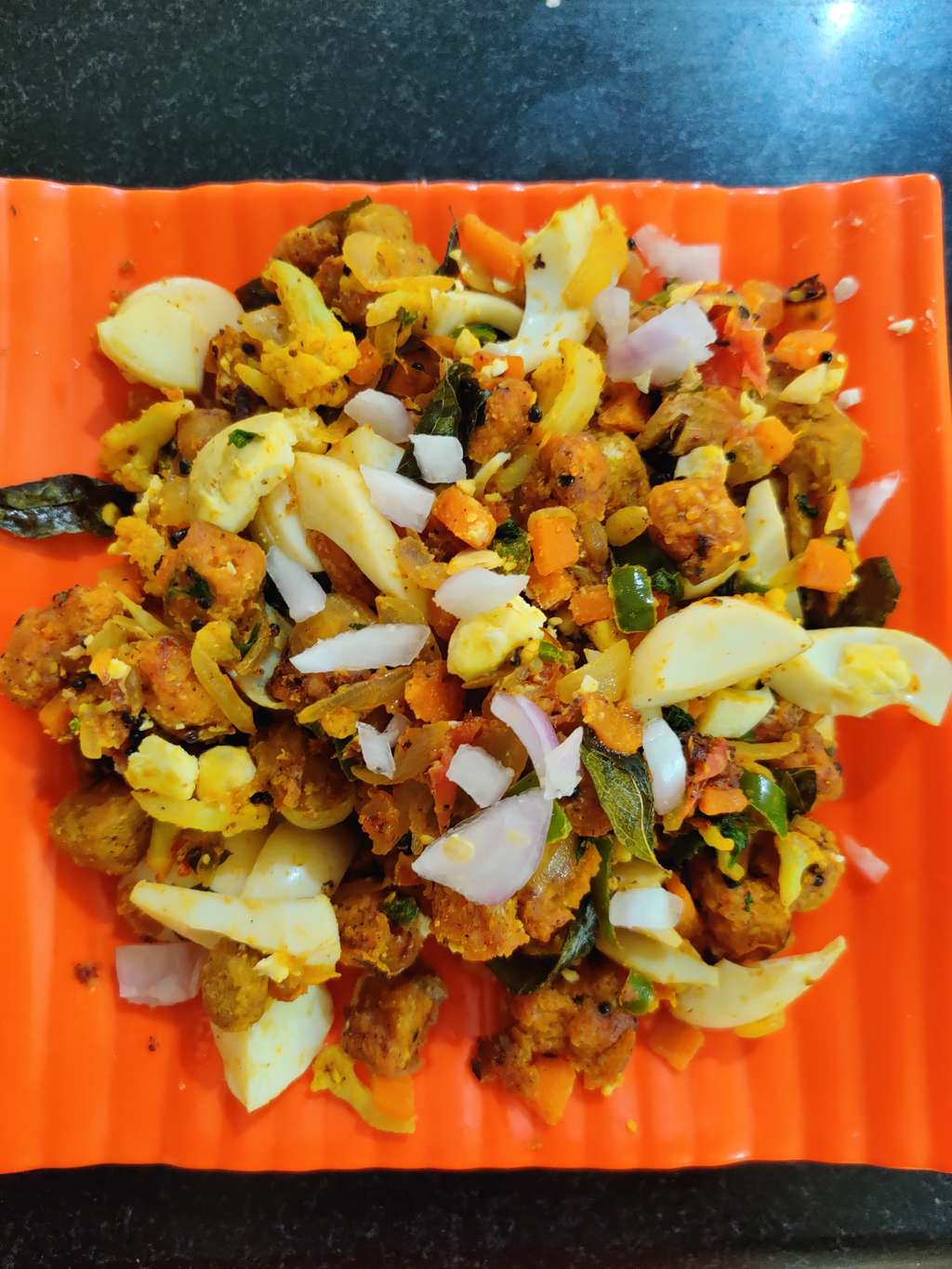 Soya Egg Bread Pulav