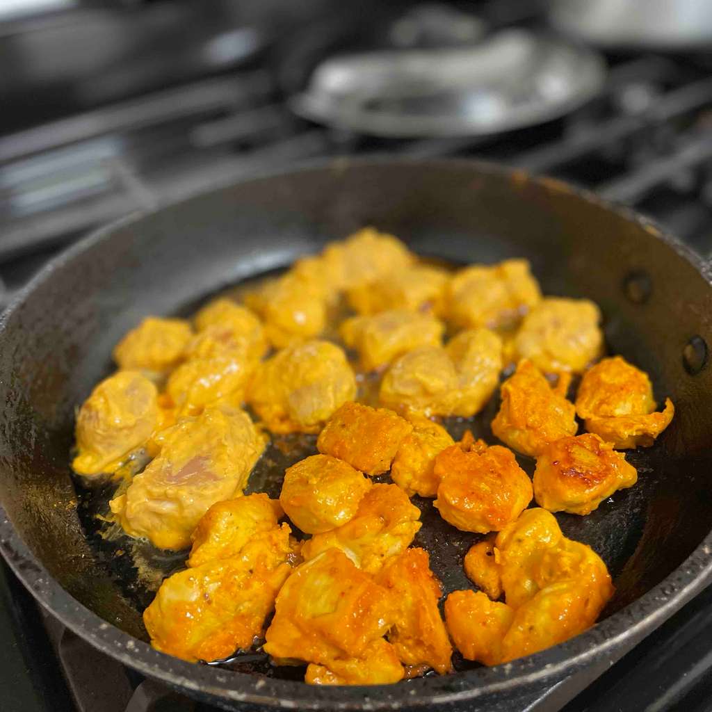Chicken tikka tawa style 
