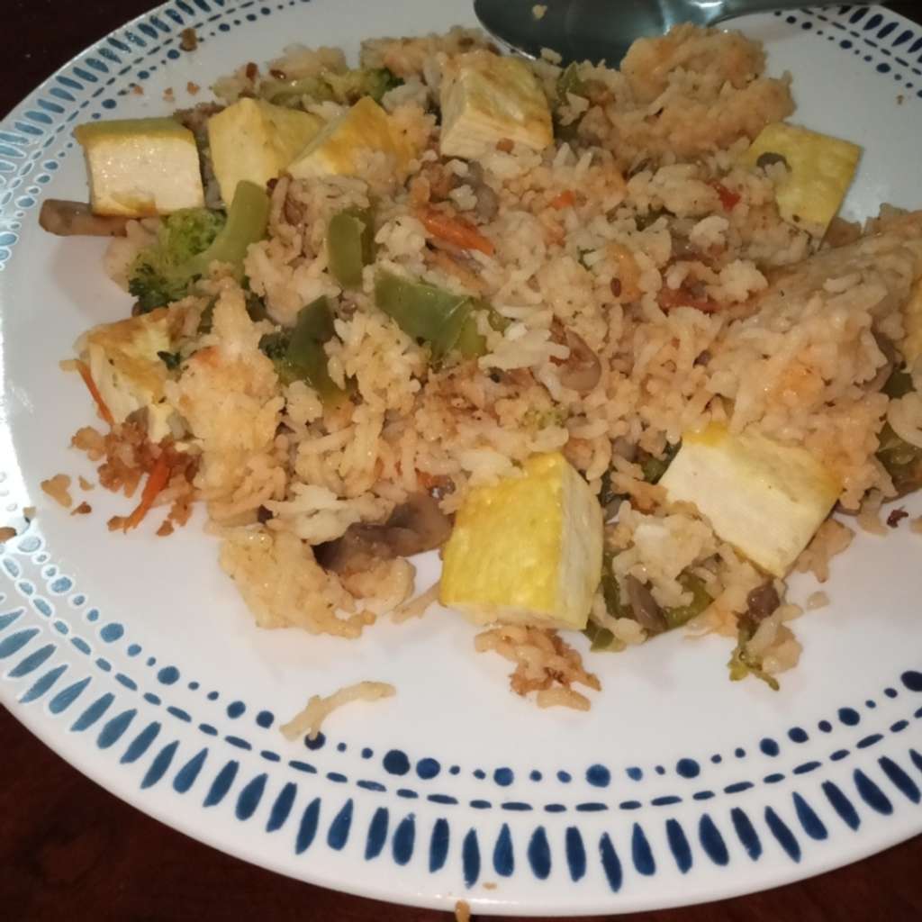 Tofu veggies pulav