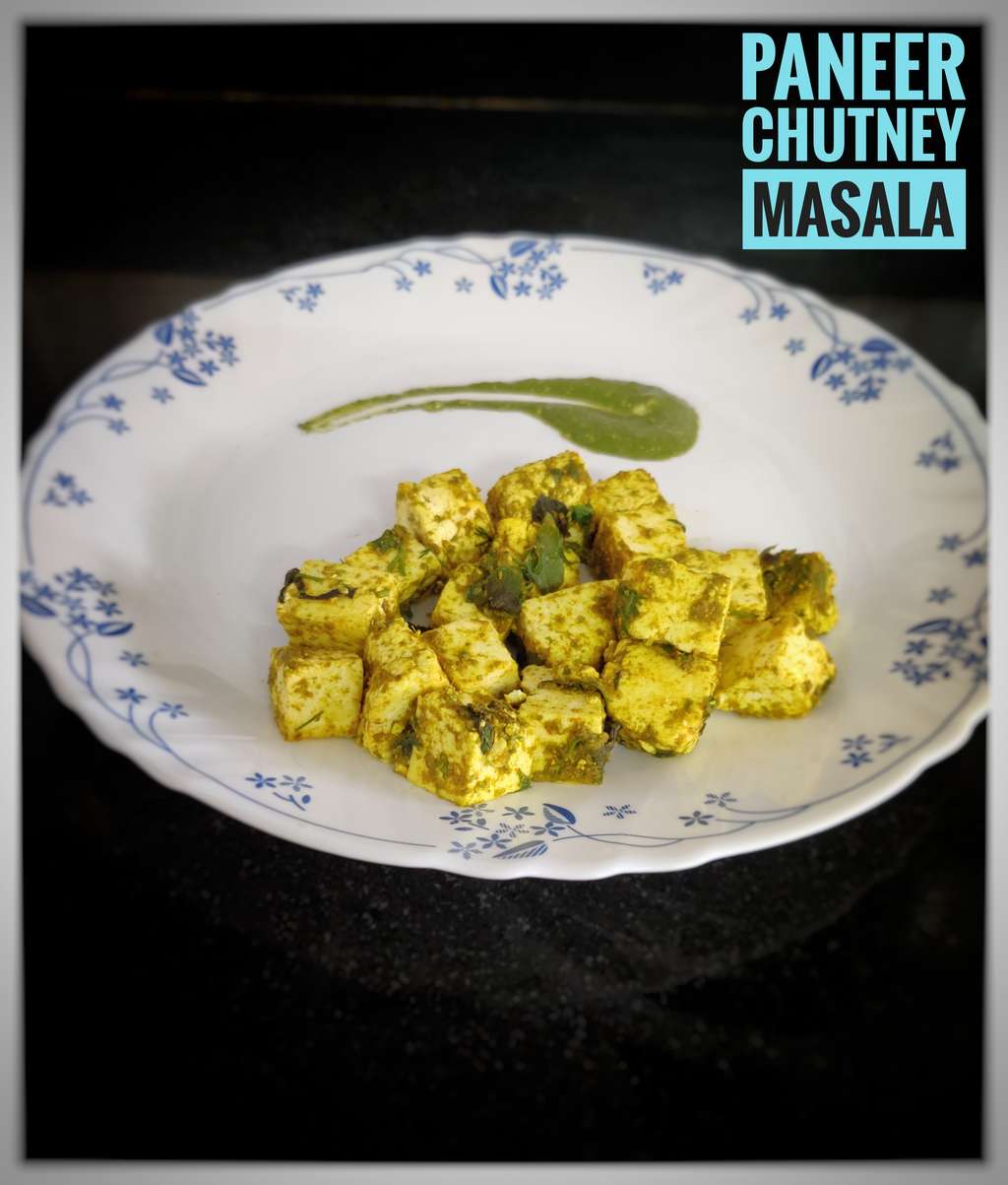 Simple Paneer Chutney masala