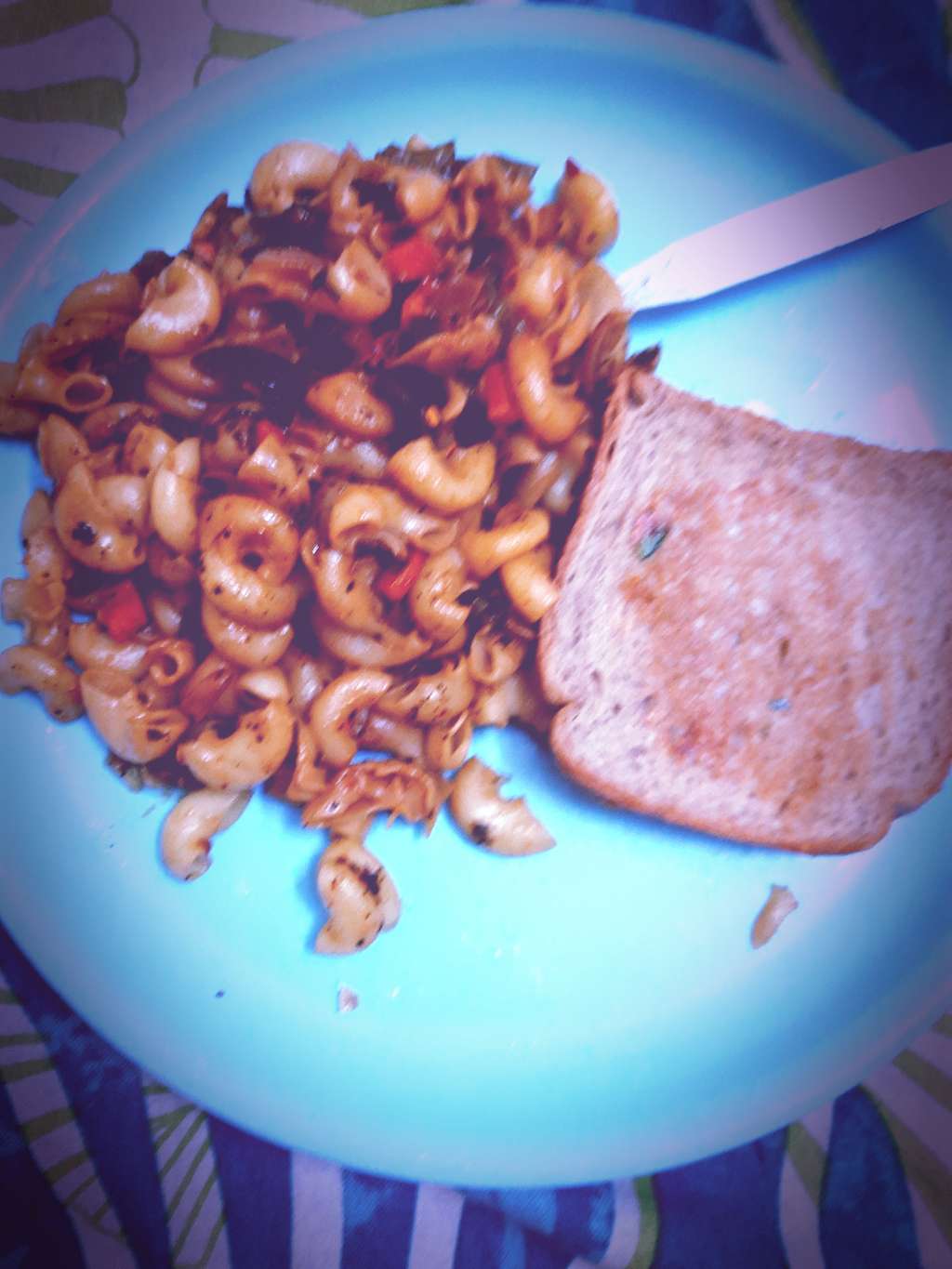 cheese sandwich and vegetable cheese macroni