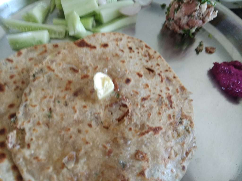 Stuffed rajma paratha's 