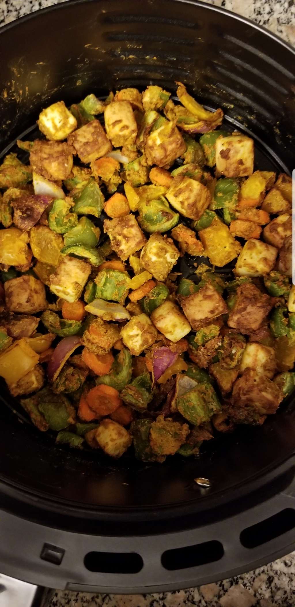 Air fryer roasted veggies